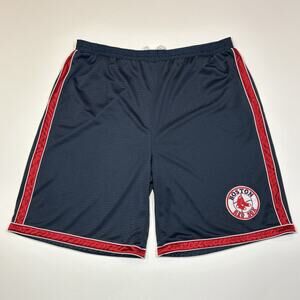 Boston Red Sox Stitches Men’s 2XL Mesh Athletic Shorts Blue Red MLB